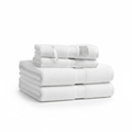 Premium White Cotton Bath Towels